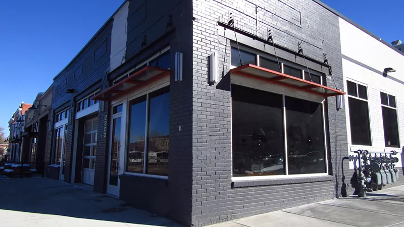 Image: The Habit/Carbon space looks out onto the intersection of 22nd and California streets.