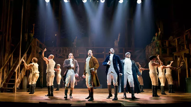 Image: Hamilton on Broadway.