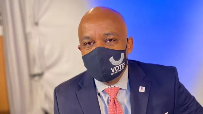 Image: Denver Mayor Michael Hancock in a photo shared on October 9.