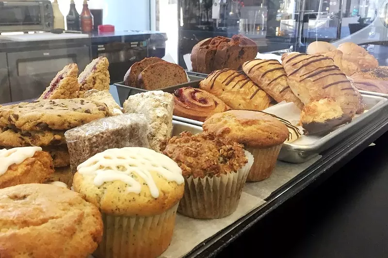 Image: Handcraft Bakery pastries for sale at the company's new downtown cafe.