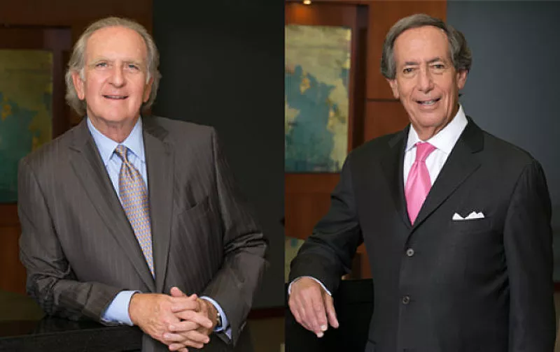 Image: Norm Brownstein (left) and Steve Farber founded their firm fifty years ago.