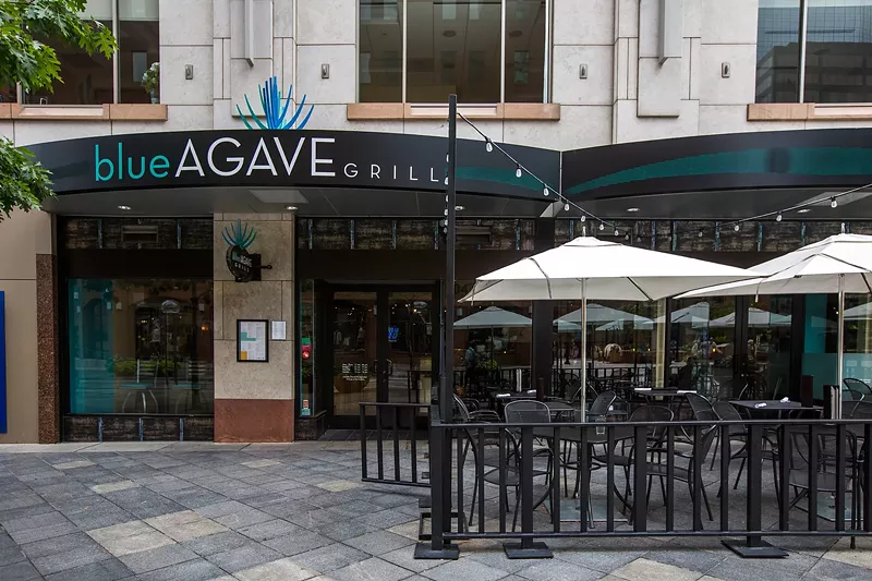 Image: Blue Agave Grill was hit hard by COVID, the construction.