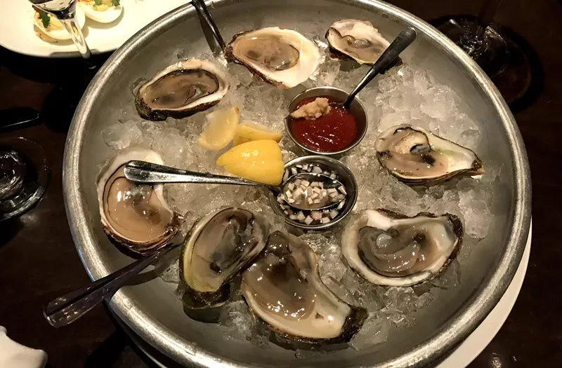 Image: Oysters are only $1.50 each during Humboldt's happy hour.