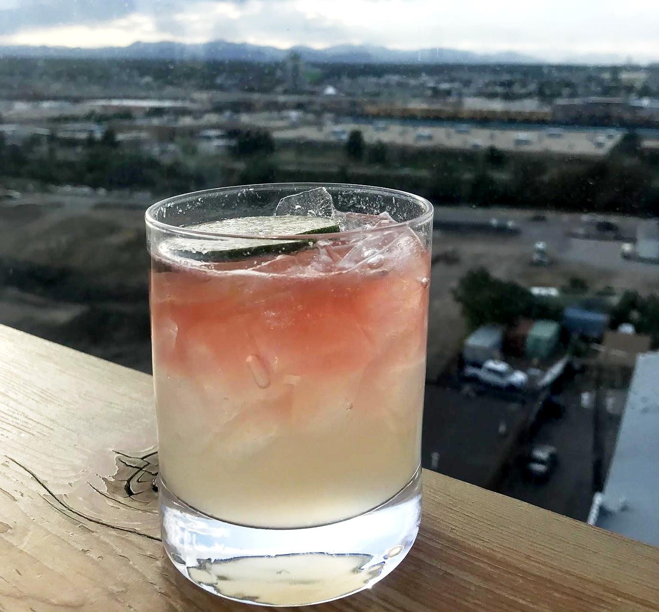Cocktails with a view — that's the upside of The Woods.