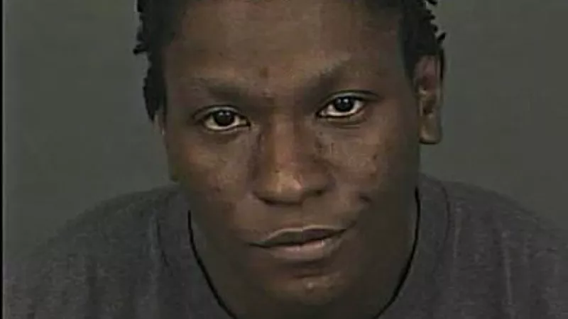 Image: Harold Mortis's booking photo.