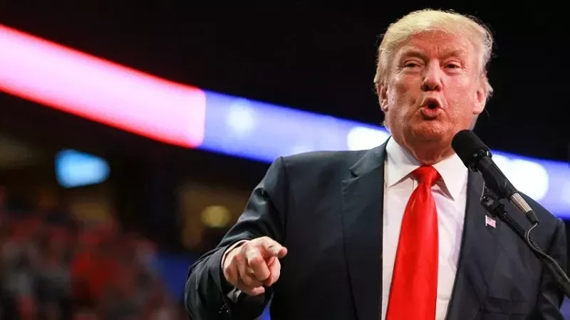Image: Then-candidate Donald Trump during a 2016 rally in Loveland.