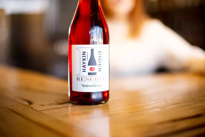 Image: The red-hued Niedzwetzkyana gets its color naturally from red-fleshed apples.