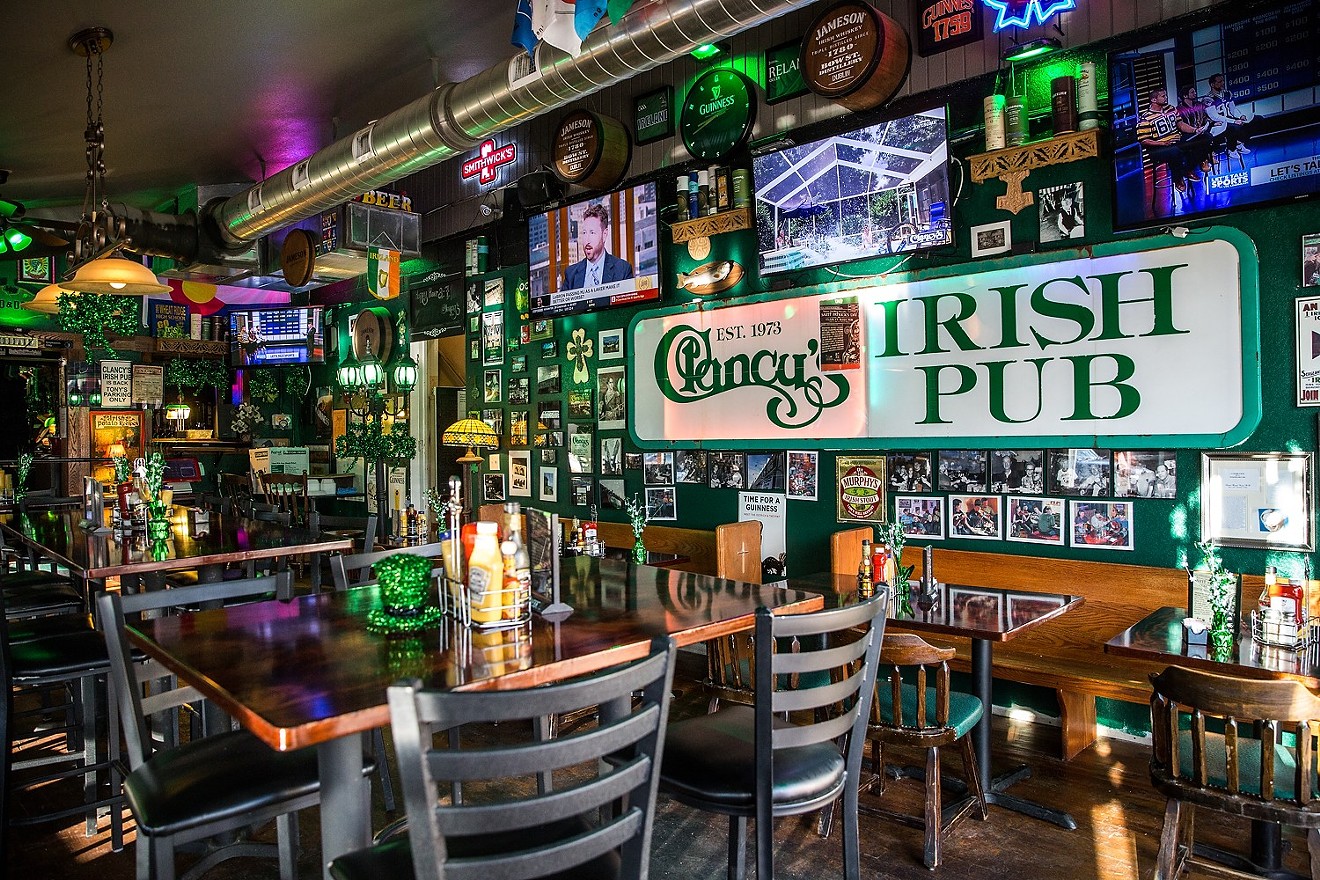 Clancy's Irish Pub has been in business for fifty years.