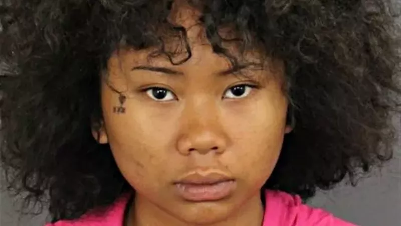 Image: Jennie Bunsom's 2018 booking photo.