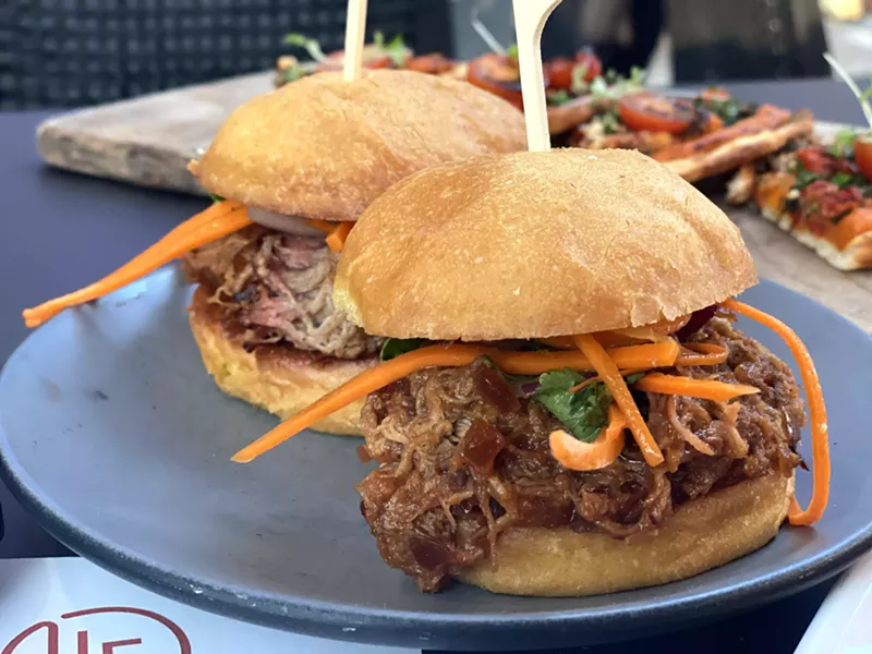Image: Don't stop with a single pulled-pork slider at Urban Farmer.