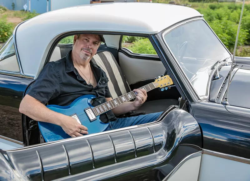 Image: Morris Beegle's Silver Mountain Hemp guitars are almost done with the slow tunes.