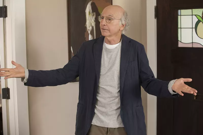 Image: Look who's back for Season 9 of HBO's Curb Your Enthusiasm six years after the Season 8 finale — the inimitable Larry David, who can be as nasty as he wants to be.