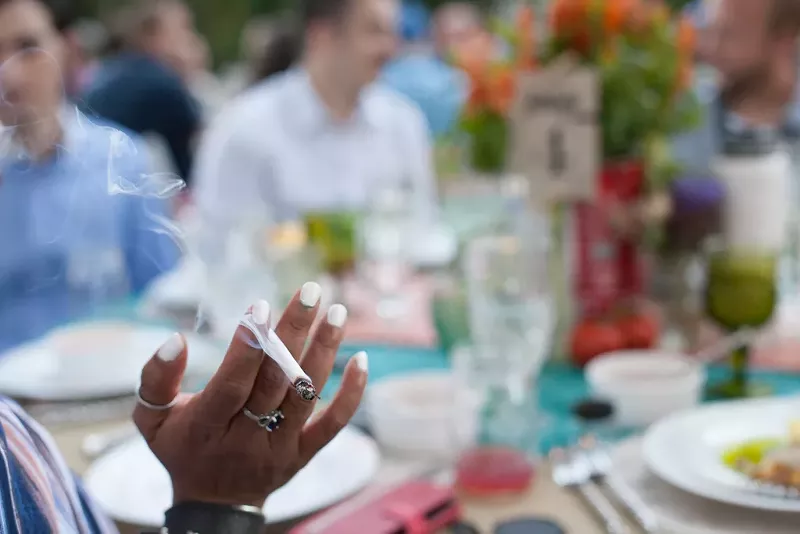Image: Chef Jamey Fader came up with sweet accompaniments to the Sweet Leaf flower.