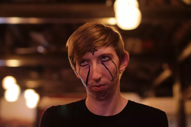 Image: Zachary Jordan, aka Hex Cassette, stares into the void.