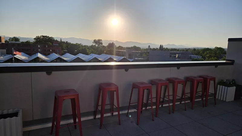 Image: Sunset from rooftop