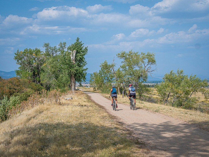 The High Line Canal trail is open to all different types of uses.