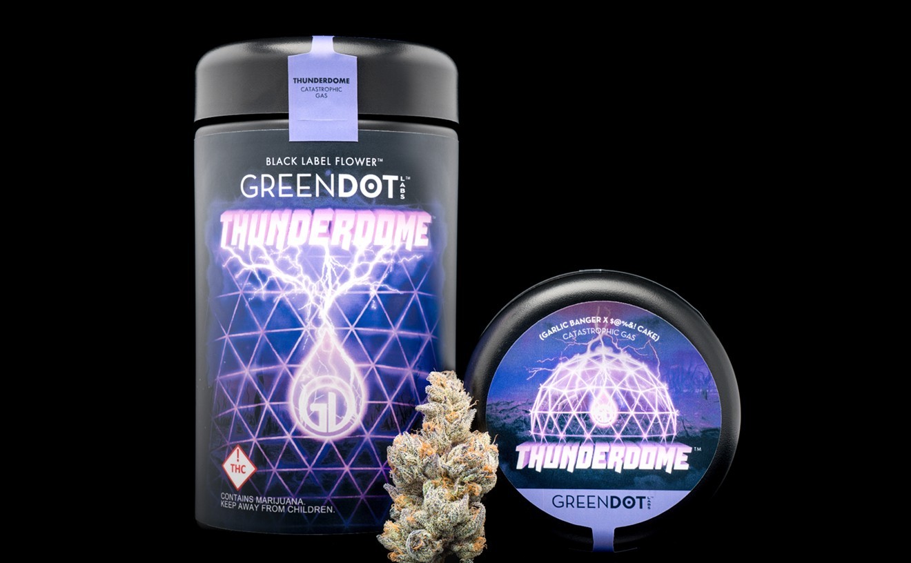 Thunderdome, Westword's Best New Colorado Strain, recently returned to dispensary shelves, but it won't be around long.