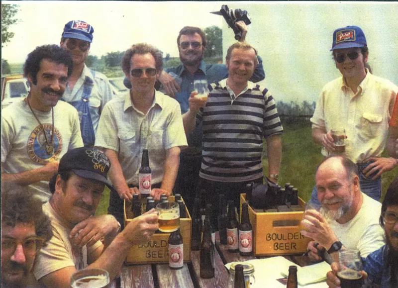 Image: The founders of Boulder Beer gather over their early brews.