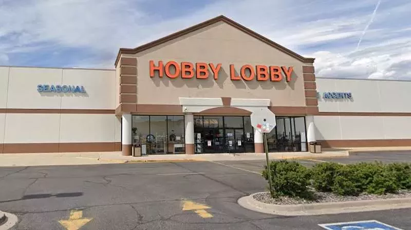 Image: This Hobby Lobby store at 4887 South Wadsworth Street in Littleton won't be open for business today.