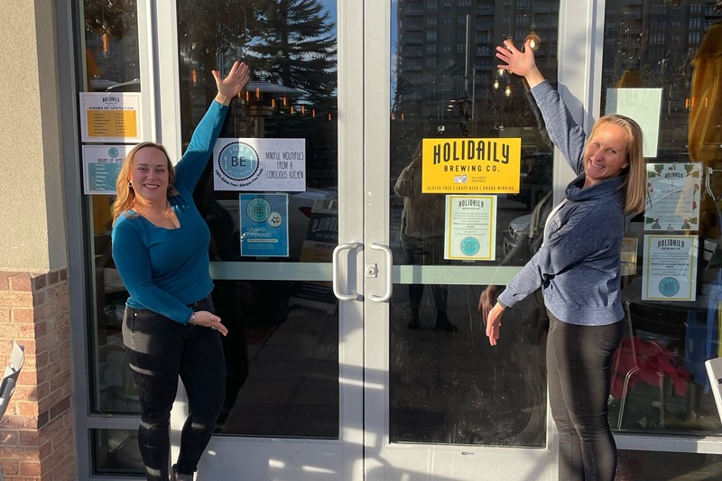 Jennifer Peters (left) and Karen Hertz now operate the only gluten-free brewery and restaurant under one roof in the United States.