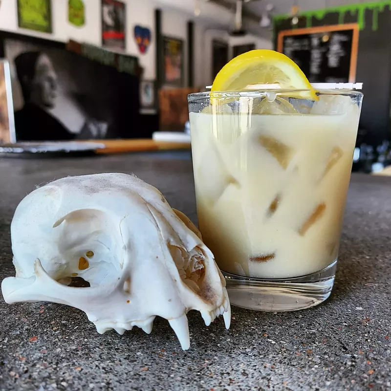 Image: Cocktails and scares are the theme at Horror Bar.