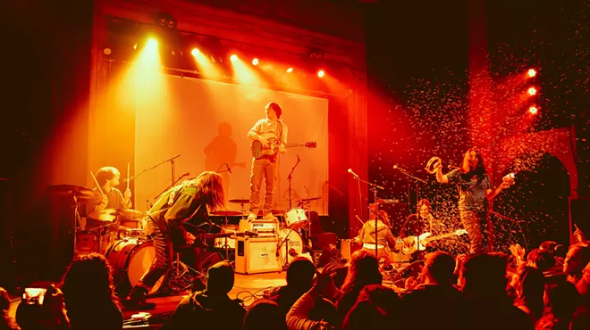 denver band horse bitch performs on stage