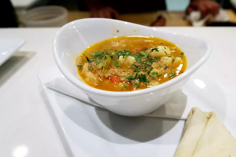 Image: Hosea Rosenberg will soon have a new restaurant to expand on his New Mexican cooking, like this posole he serves at Blackbelly.