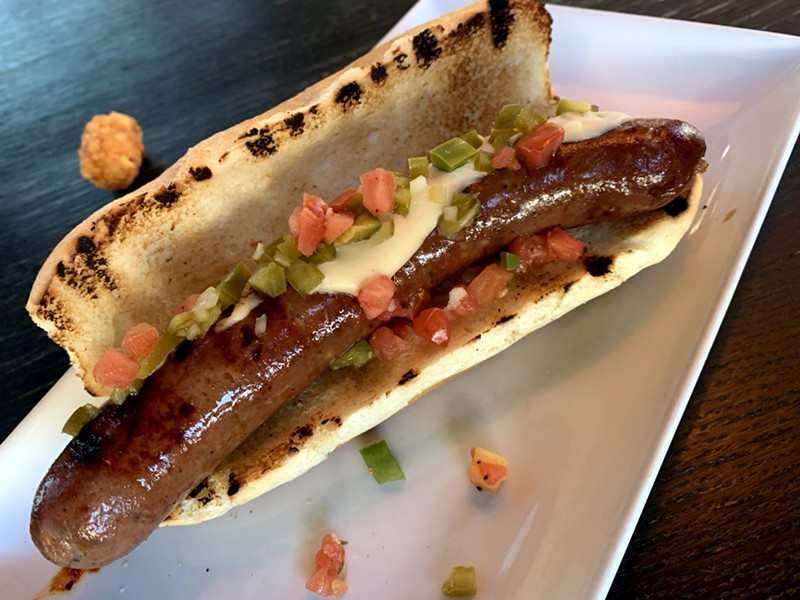 Smokin' Ace makes its own hot dogs as part of a lineup of chef-driven sandwiches.