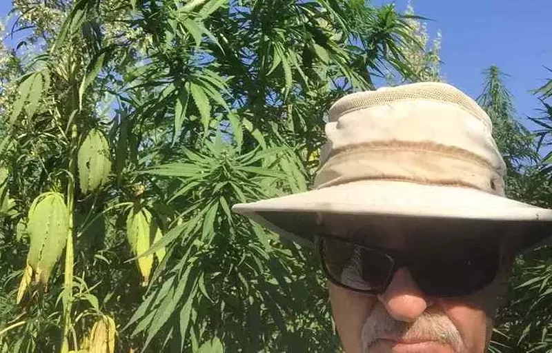Image: Randy Taylor on his Yuma farm.
