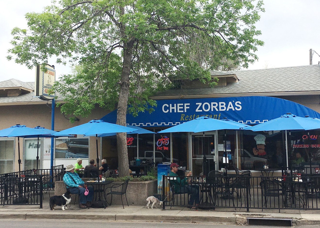 Chef Zorba's celebrated forty years in business last summer.