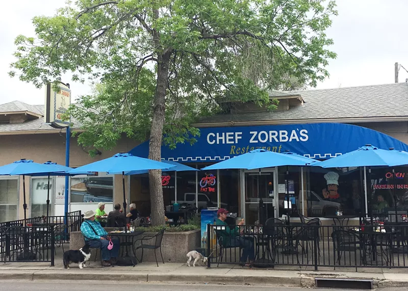 Image: Chef Zorba's celebrated forty years in business last summer.