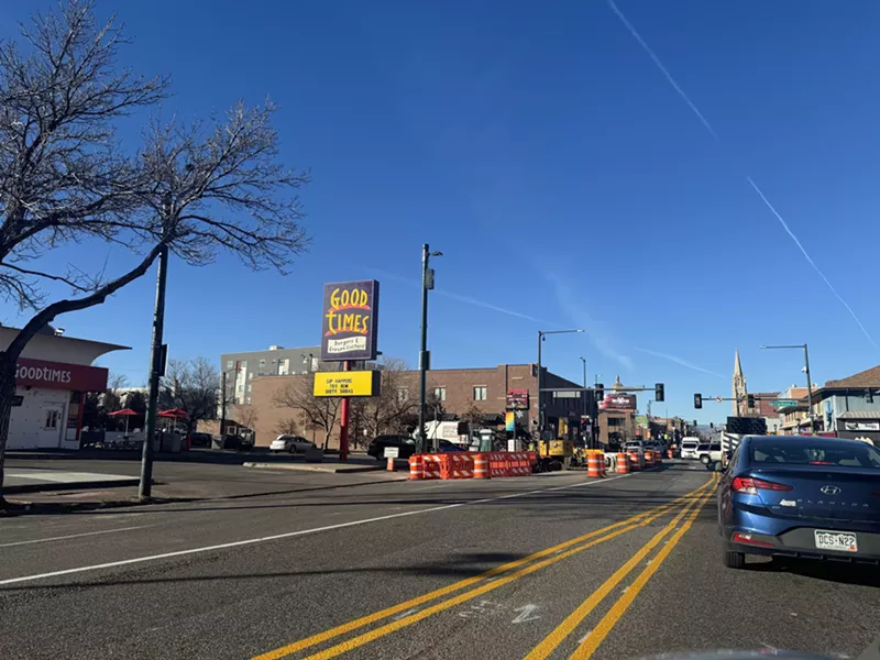 Image: Construction on the Colfax BRT began on December 2.