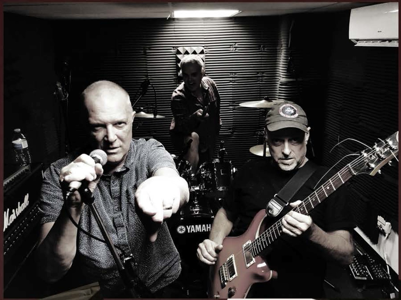 The Way Backs, featuring members of Denver ’80s band Denny & the Way Outs, recording its new EP, Unfinished Business.