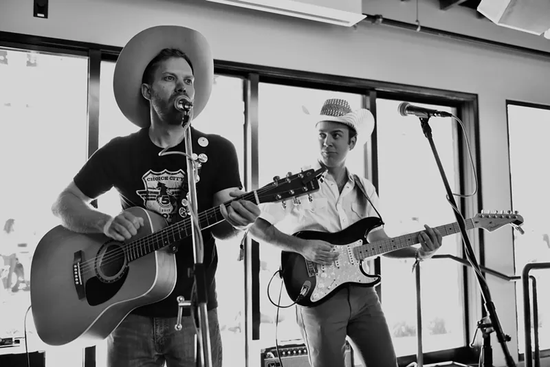 Image: Brian Johanson and Josh Long are the exciting new country-Western duo Sugar Britches.