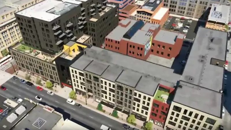 Image: A March 2018 look at the Market Station project developed by Continuum Partners, LLC.