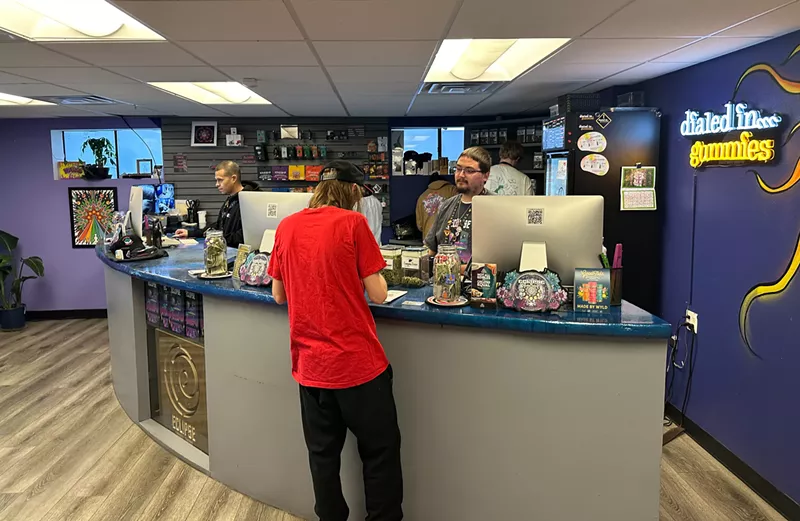 Image: Inside Eclipse dispensary in Boulder