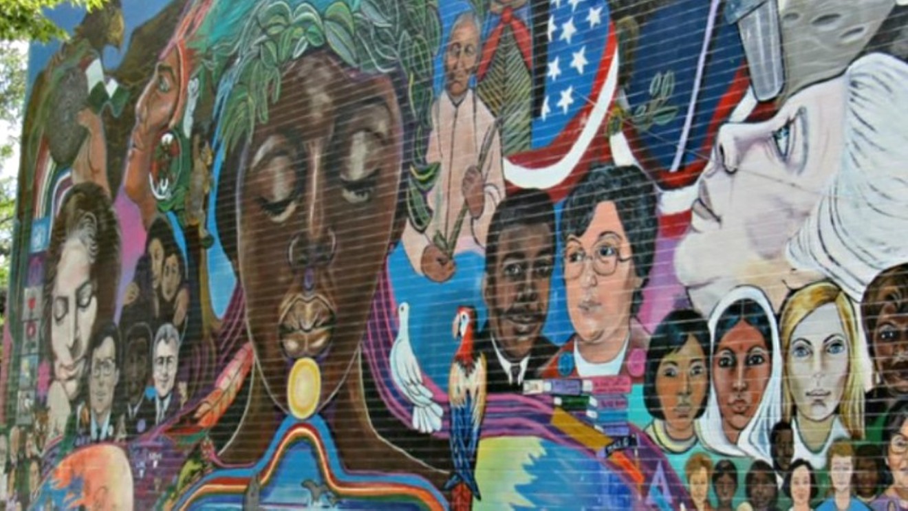 A mural in the Cole neighborhood.