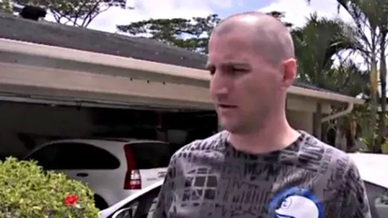 Image: Cory Reeves as seen in a 2015 news report during the period when he was stationed in Hawaii.