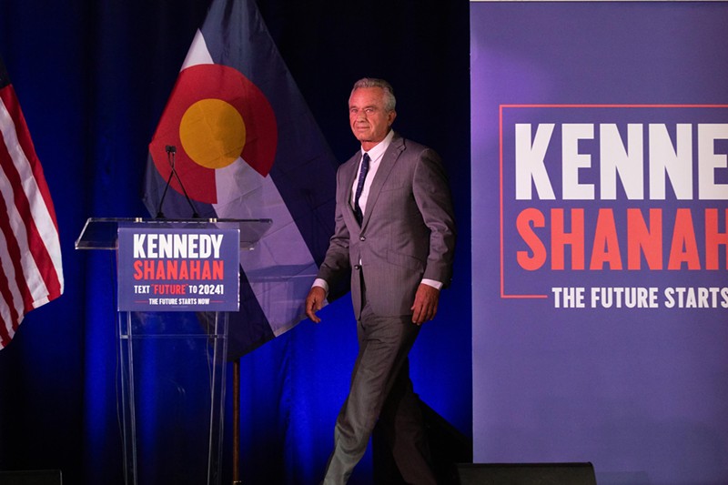 RFK Jr. stopped by Stanley Marketplace in May for a campaign rally.