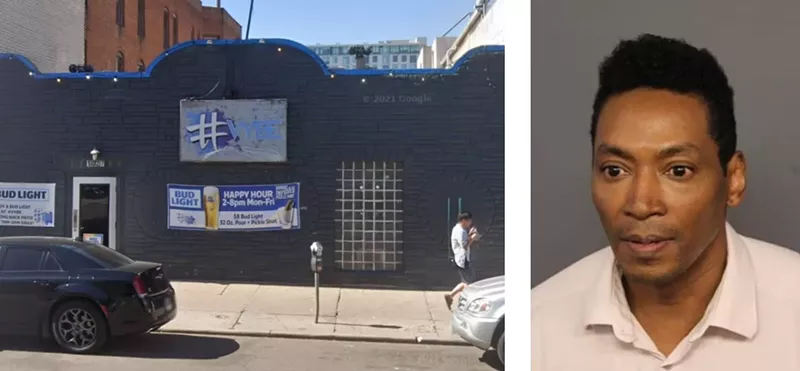 Image: Byron Whitehorn is accused of assaulting a woman near Vybe, a club at 1027 North Broadway.
