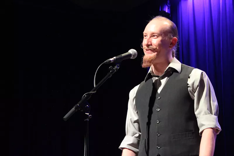 Image: Cooper Braun, co-owner of Stories With Spirit, has been involved with theater since high school.