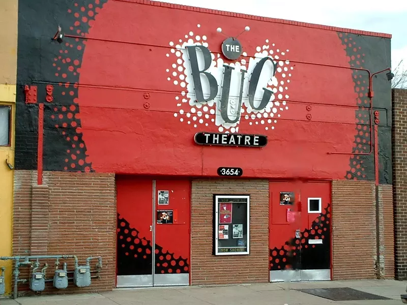 Image: outside of the bug theatre in denver