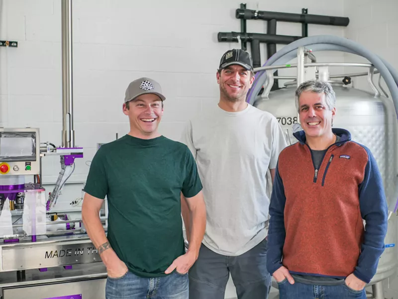 Image: Oh Hi founders (from left) Matt Vincent, Aaron Miles and Jonny Radding.