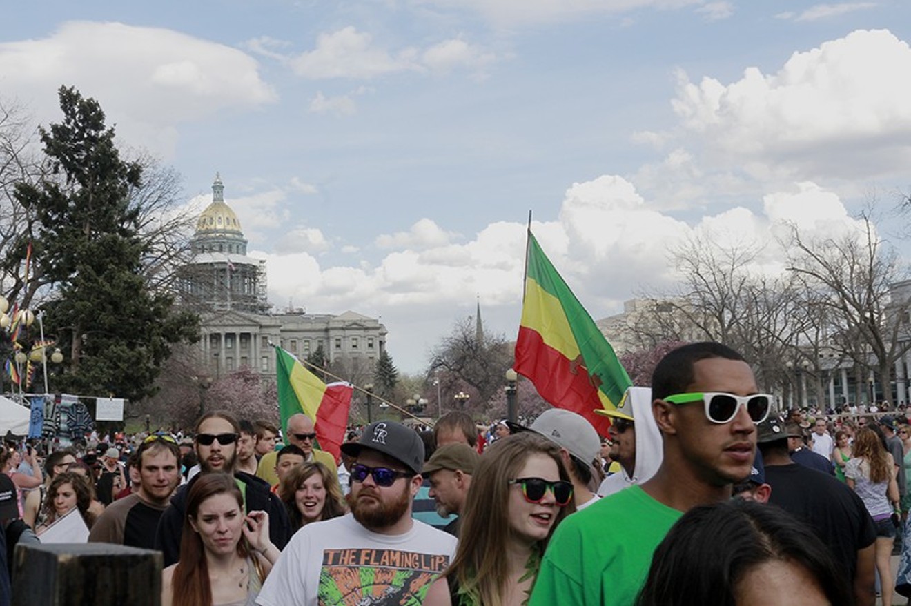 The 420 Rally in Civic Center Park is largely attended for free music and blunts nowadays, but you find still catch some pockets of activism.