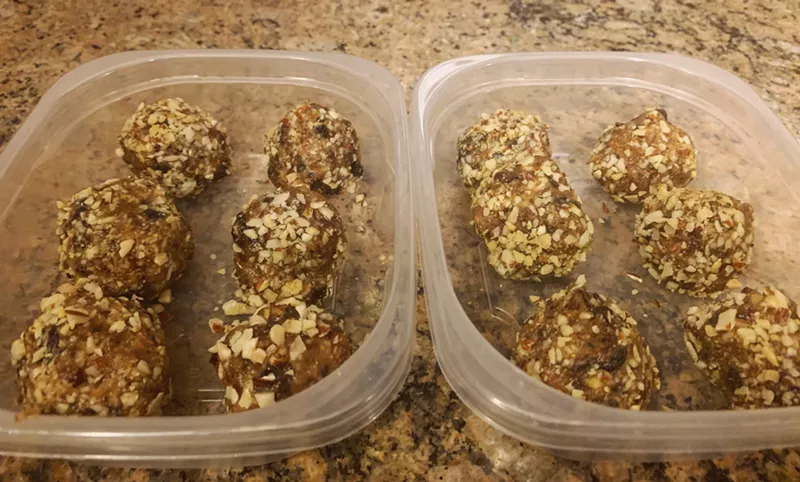 Image: Majoun balls have the same base of figs, dates and spices, but the recipe can be tweaked to your preferences.