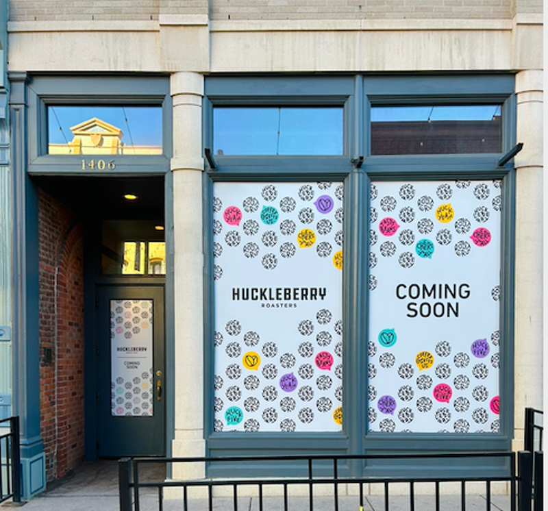 Image: storefront of coffee company