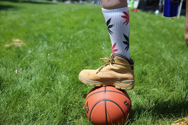 Image: The Denver 420 Games at Berkeley Park in 2017.