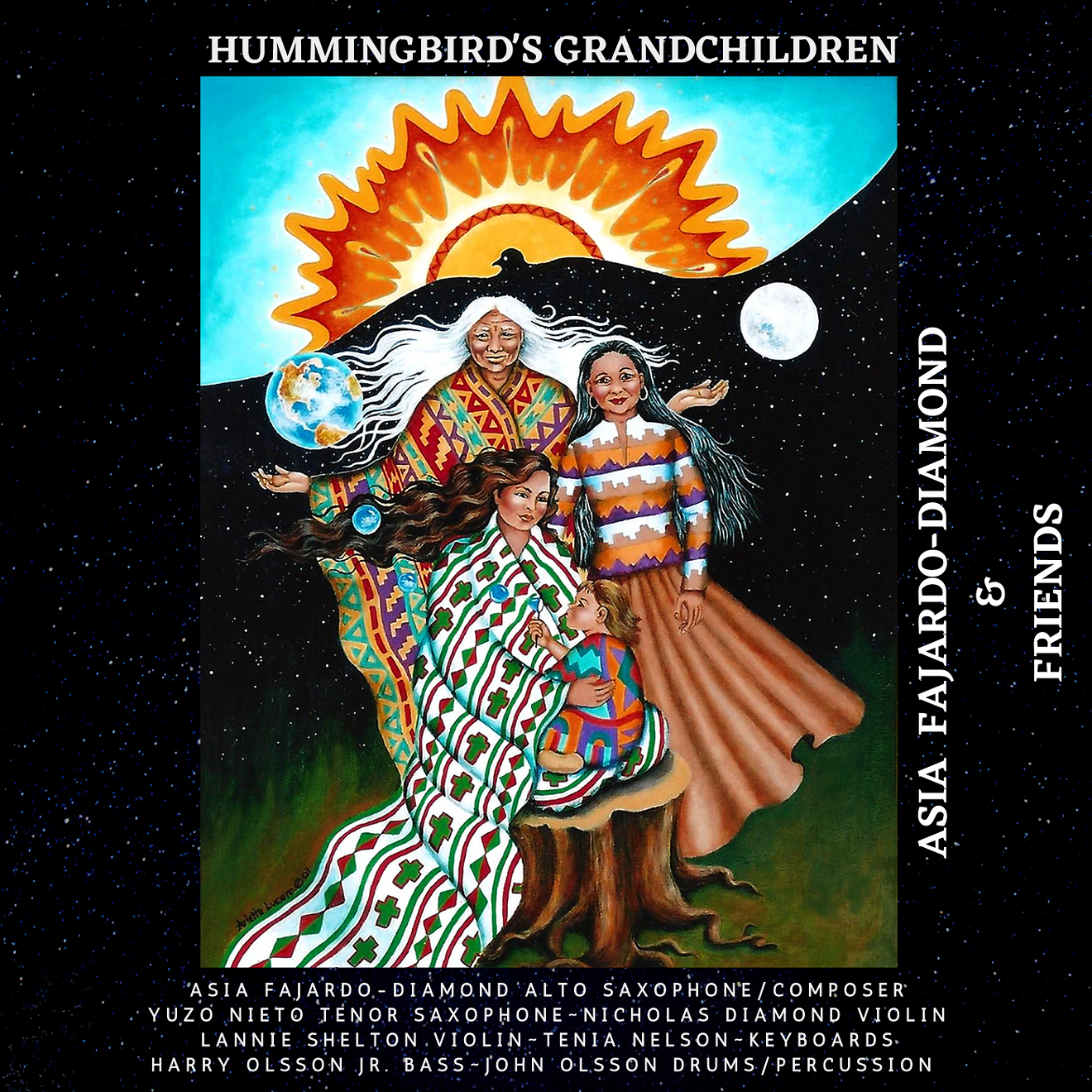 Asia Fajardo-Diamond's EP Hummingbird's Grandchildren will be released in May.