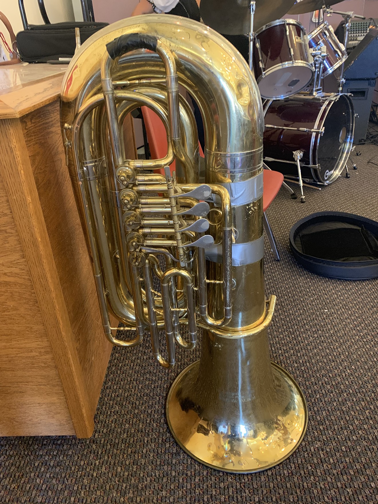 Herrick Forsyth's tuba has been though the wringer. The Denver tubist has played in nearly every TubaChristmas concert in its four-decade history.