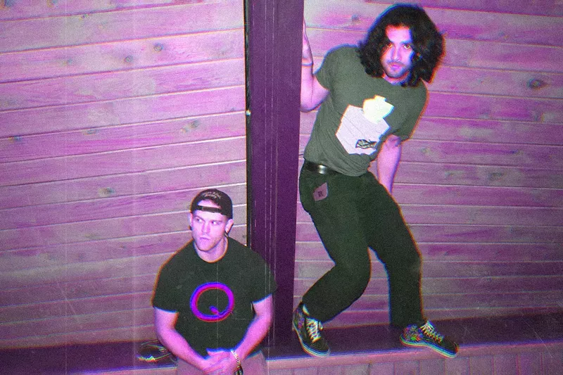 Image: Dominic Moulin and Marshall Kadlec of Idle Freaks pose for the camera.
